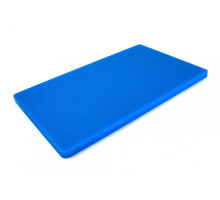 Двусторонняя разделочная доска LDPE, 500 * 300 * 20 мм, синяя профессиональная доска для нарезки и разделки PNK_217
