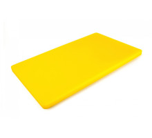 Двусторонняя разделочная доска LDPE, 500 * 300 * 20 мм, желтая профессиональная доска для нарезки и разделки PNK_219