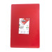 Двостороння обробна дошка LDPE, 600 * 400 * 13 мм, червона професійна дошка для нарізки і обробки
