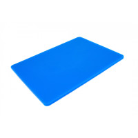 Двусторонняя разделочная доска LDPE, 400 * 300 * 10 мм, синяя профессиональная доска для нарезки и разделки PNK_241