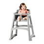 Детский стульчик для ресторана, коричневый PNK_508