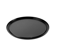 Блюдо для выкладки круглое поликарбонат 38.5 см черное PNK_666