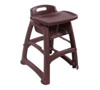 Дитячий стільчик для ресторану, коричневий YourBar PNK_508