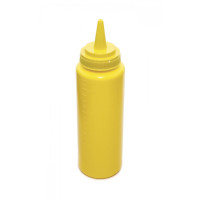 Пляшка для соусів з мірною шкалою 240 мл жовта PNK_171