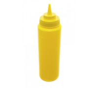 Бутылка для соусов с мерной шкалой 710 мл желтая PNK_173