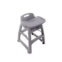 Детский стульчик для ресторана, серый PNK_506