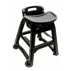 Детский стульчик для ресторана, черный PNK_507