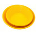 Блюдо кругле з меламіну, 297 * 72 мм, жовтий колір PNK_556