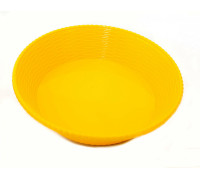 Блюдо кругле з меламіну, 239 * 72 мм, жовтий колір PNK_555