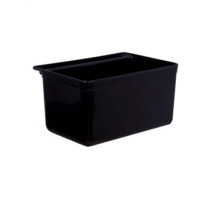 Ящик для сбора мусора к сервисной тележке (черный пластик) (335 * 231 * 180 мм) PNK_516