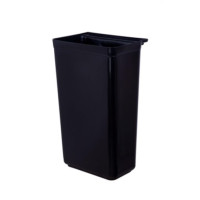 Ящик для збору сміття до сервісної візку One Chef (чорний пластик) (33.5*23.1*44.5 см) PNK_515