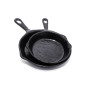 Сковорода блюдо для подачі з меламіну чорного кольору 30.9*21.1*3.8 см PNK_695