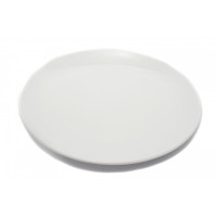 Тарелка обеденная круглая 25.4 см белая PNK_700